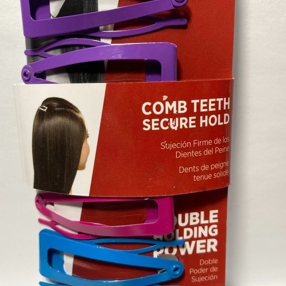 Vidal Sassoon Hair Clip Barrettes Secure Hold 4pks main image 7